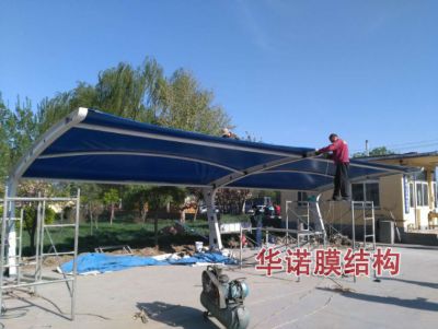 淄博王村中心小學車棚2期
